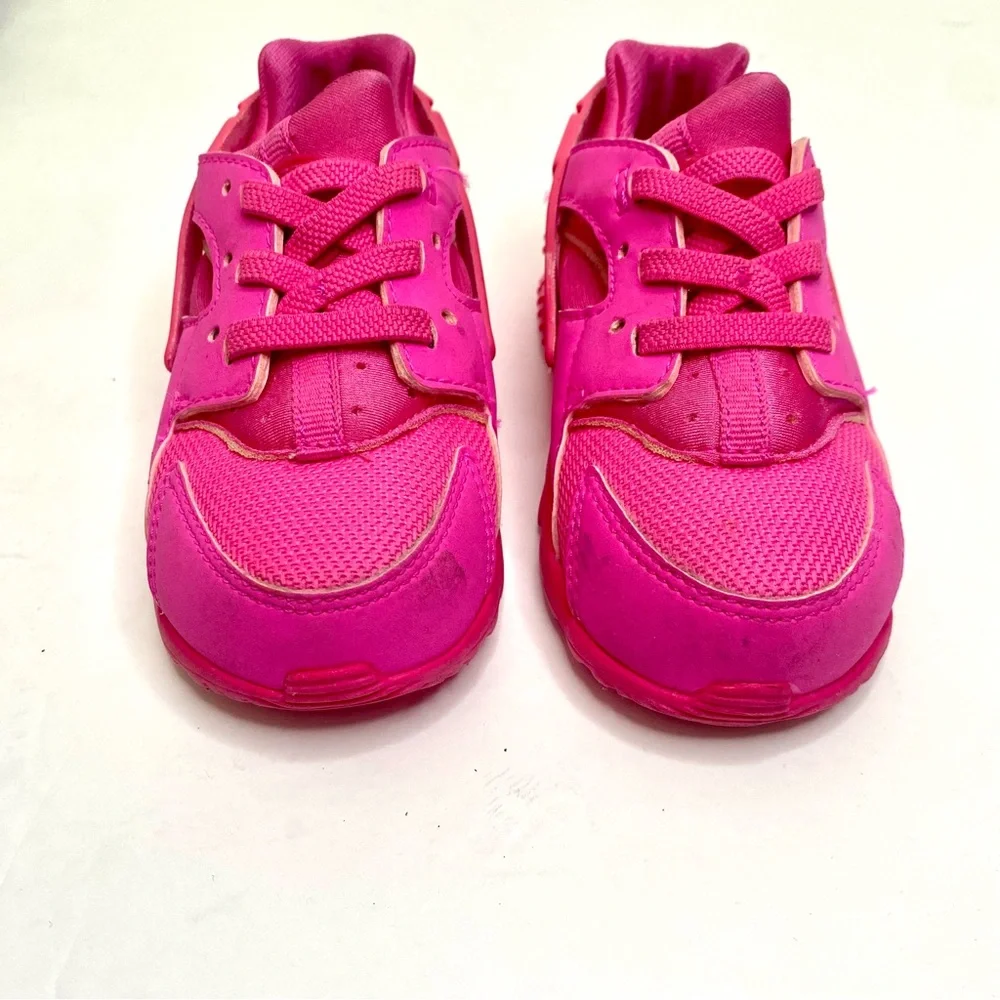 NIKE Baby/Toddler Huarache Run Sneaker Sz 7C Laser Fuchsia